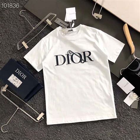 men's dior white t shirt